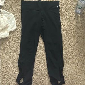 victorias secret pink cropped leggings!
